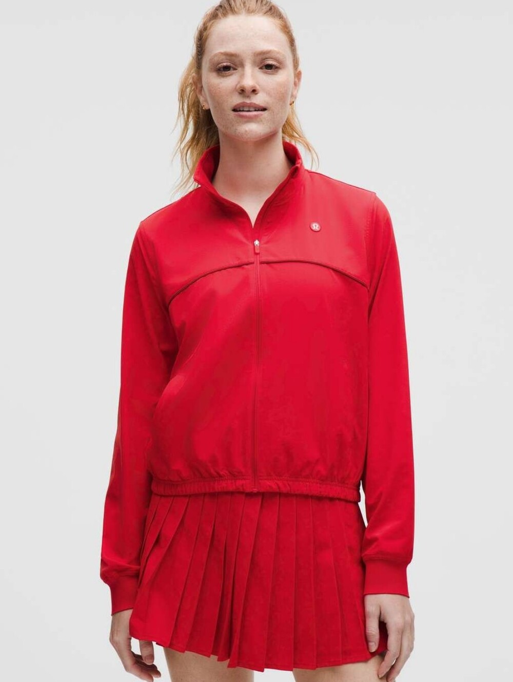 *ISO* Lululemon Court Rival Tennis Track Jacket, Lululemon Red, Sport Red